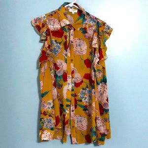 Cold shoulder blouse